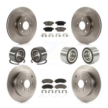 Kit de plaquettes de Rotor de frein à disque, roulement avant et arrière (10 pièces) pour Honda Ridgelin 2006 – 2014
