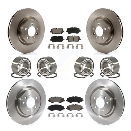 Kit de Rotor et plaquettes de frein à disque, roulement avant et arrière (10 pièces) pour Land Rover Range Spor