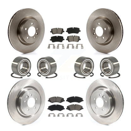 Kit de Rotor et plaquettes de frein à disque, roulement avant et arrière (10 pièces) pour Land Rover Range Spor