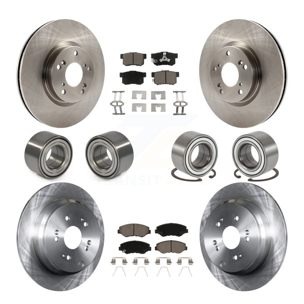 Kit de Rotor et plaquettes de frein à disque, roulement avant et arrière (10 pièces) pour Honda CR-2005 – 2006