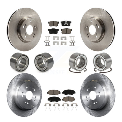 Kit de Rotor et plaquettes de frein à disque, roulement avant et arrière (10 pièces) pour Honda CR-2005 – 2006