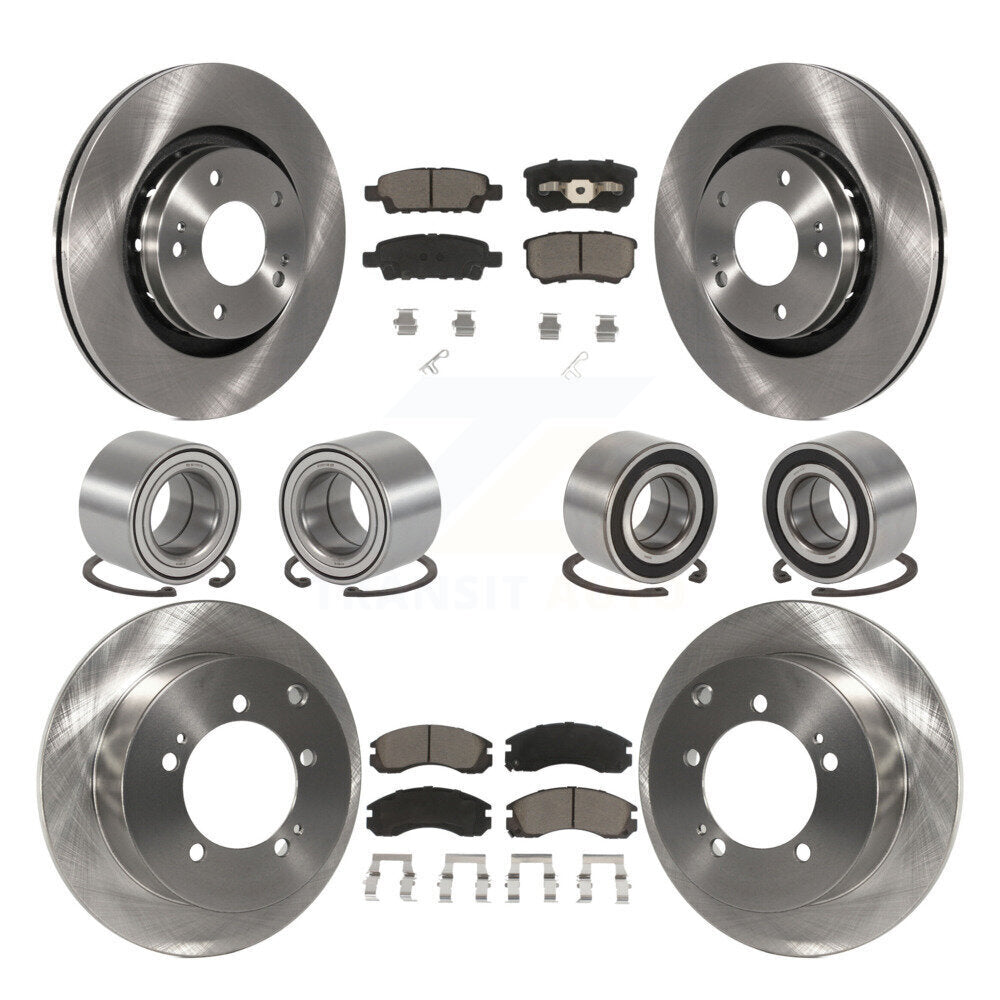 Kit de plaquettes de Rotor de frein à roulement avant et arrière (10 pièces) pour Mitsubishi Outlander AW 05-06