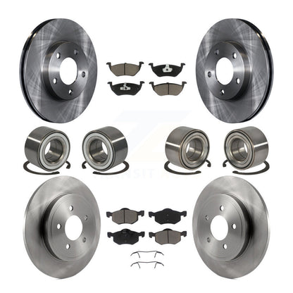 Kit de plaquettes de Rotor de frein à disque, roulement avant et arrière (10 pièces), pour Ford Escape Mazda Tribut