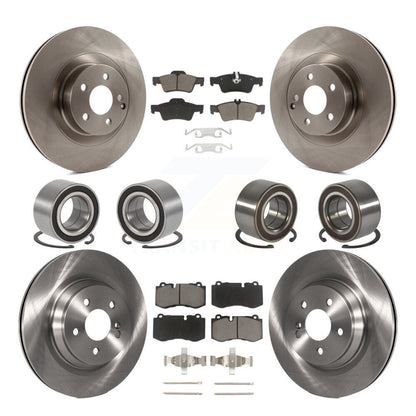Kit de rotors et plaquettes de frein à disque pour roulements avant et arrière (10 pièces) pour Mercedes-Benz S35