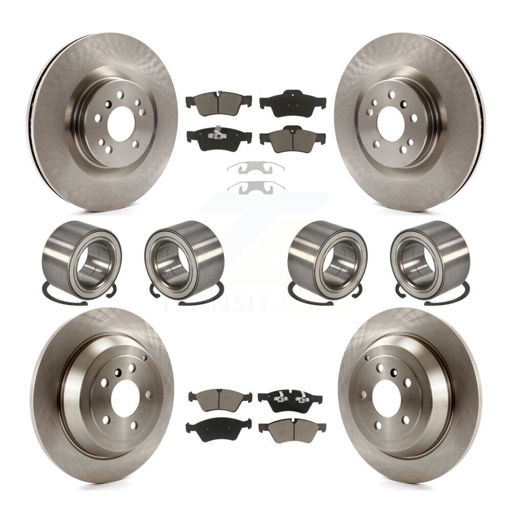 Kit de rotors et plaquettes de frein à disque de roulement avant et arrière (10 pièces) pour Mercedes-Benz ML32