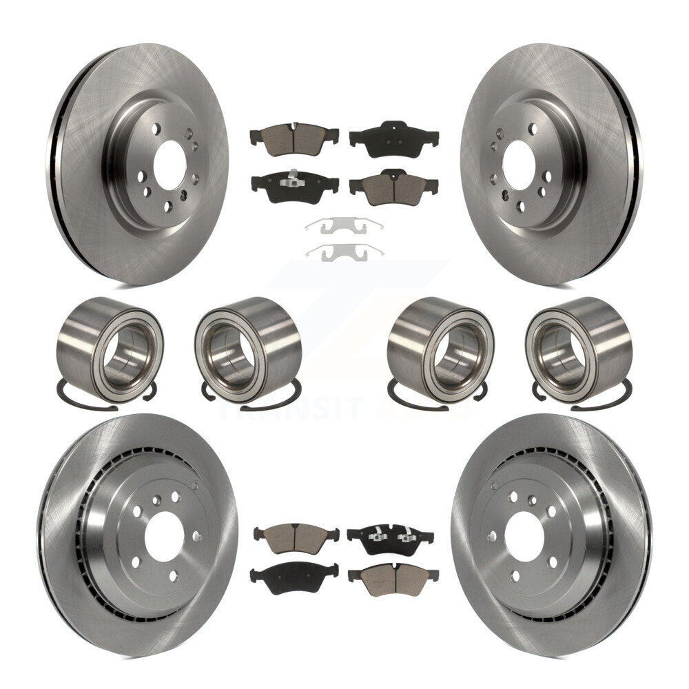 Kit de plaquettes de rotor de frein à disque de roulement avant et arrière (10 pièces) pour Mercedes-Benz ML500 R35