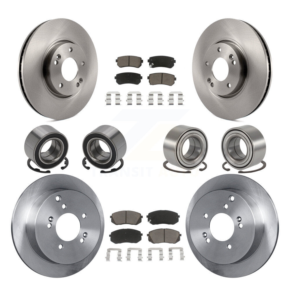 Kit de rotors et plaquettes de frein à roulement avant et arrière (10 pièces) pour Hyundai Tucson Kia Sportag
