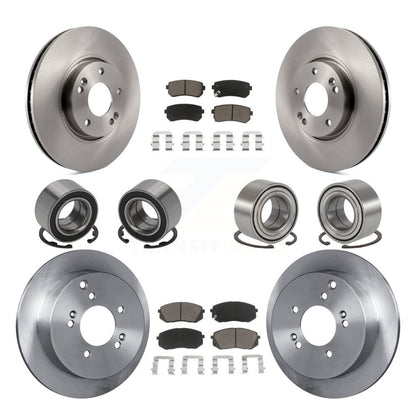 Kit de rotors et plaquettes de frein à roulement avant et arrière (10 pièces) pour Hyundai Tucson Kia Sportag