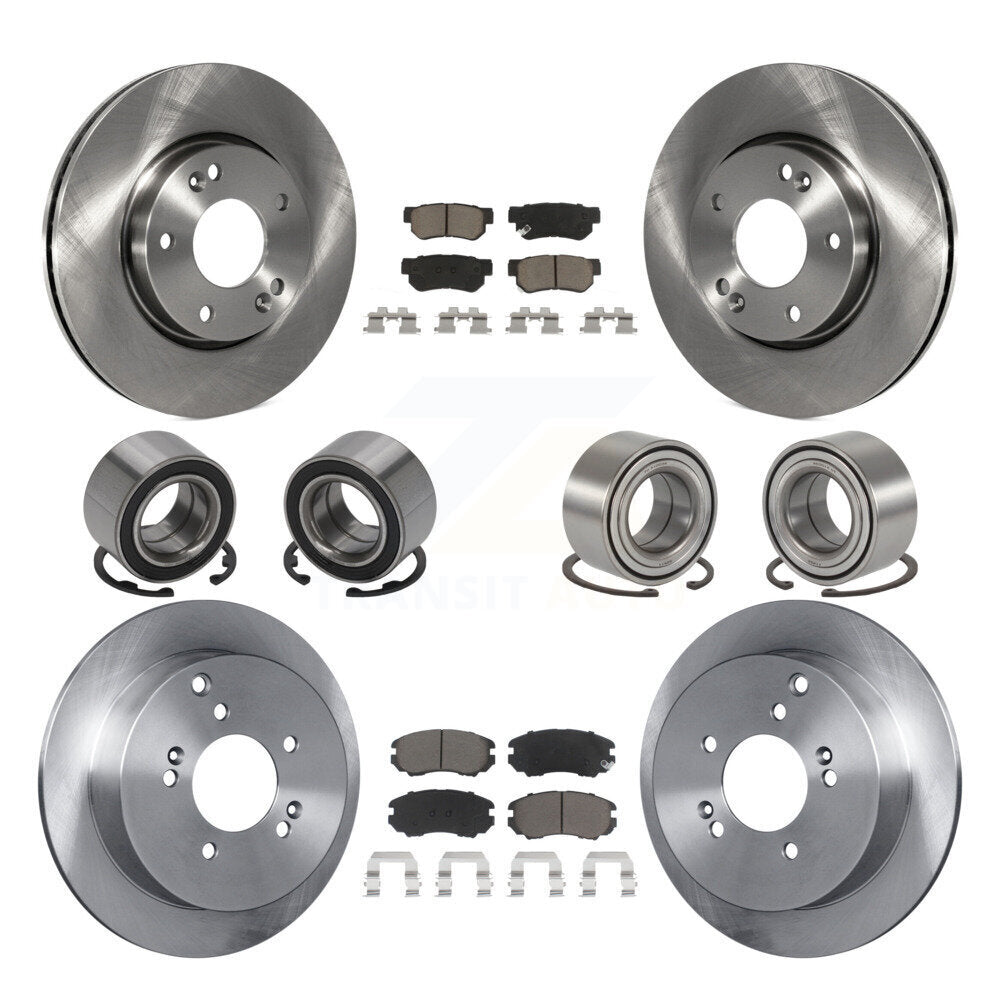 Kit de rotors et plaquettes de frein à roulement avant et arrière (10 pièces) pour Hyundai Tucson Kia Sportag