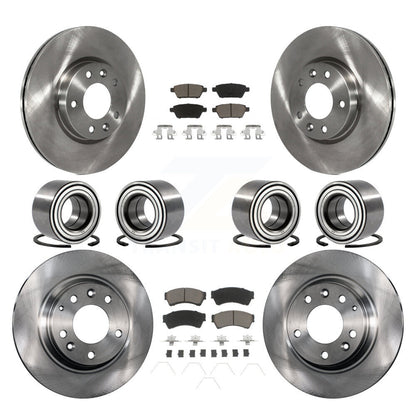 Kit de plaquettes de Rotor de frein à roulement avant et arrière (10 pièces), pour Ford Fusion Lincoln MKZ Mila