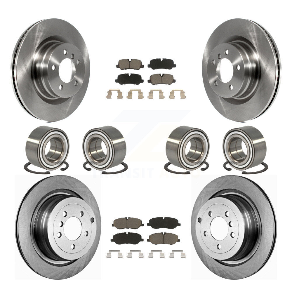 Kit de rotors et plaquettes de frein à disque, roulements avant et arrière (10 pièces) pour Land Rover Range
