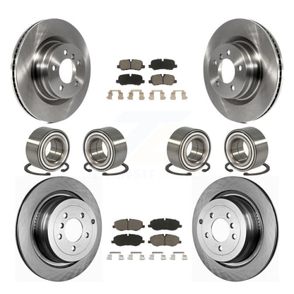 Kit de rotors et plaquettes de frein à disque, roulements avant et arrière (10 pièces) pour Land Rover Range