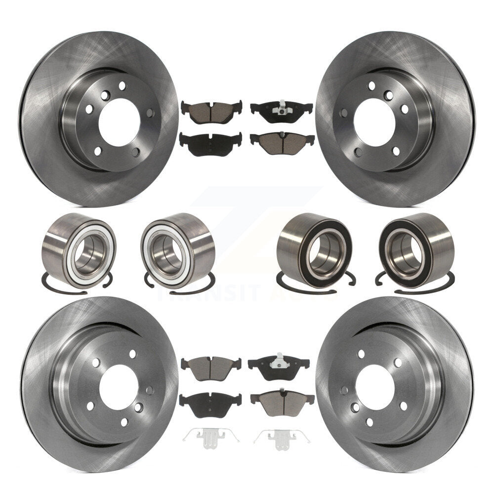 Kit de Rotor et de plaquettes de frein à disque, roulement de roue avant et arrière (10 pièces) pour BMW 328xi 325x