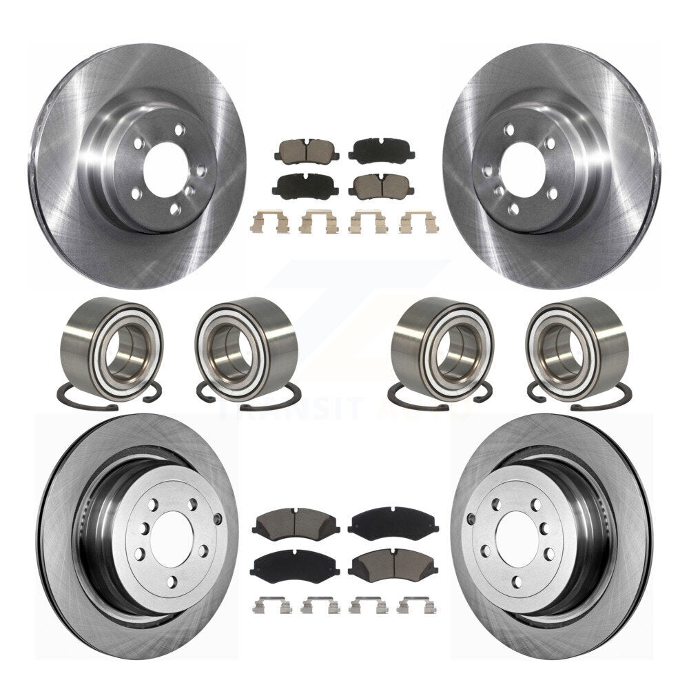 Kit de rotors et plaquettes de frein à disque, roulements avant et arrière (10 pièces) pour Land Rover Range