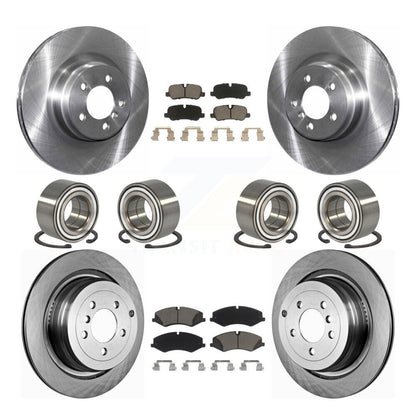 Kit de rotors et plaquettes de frein à disque, roulements avant et arrière (10 pièces) pour Land Rover Range