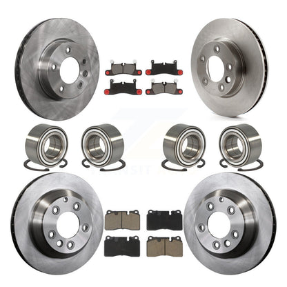Kit de rotors et plaquettes de frein à disque, roulements avant et arrière (10 pièces) pour Volkswagen Touare