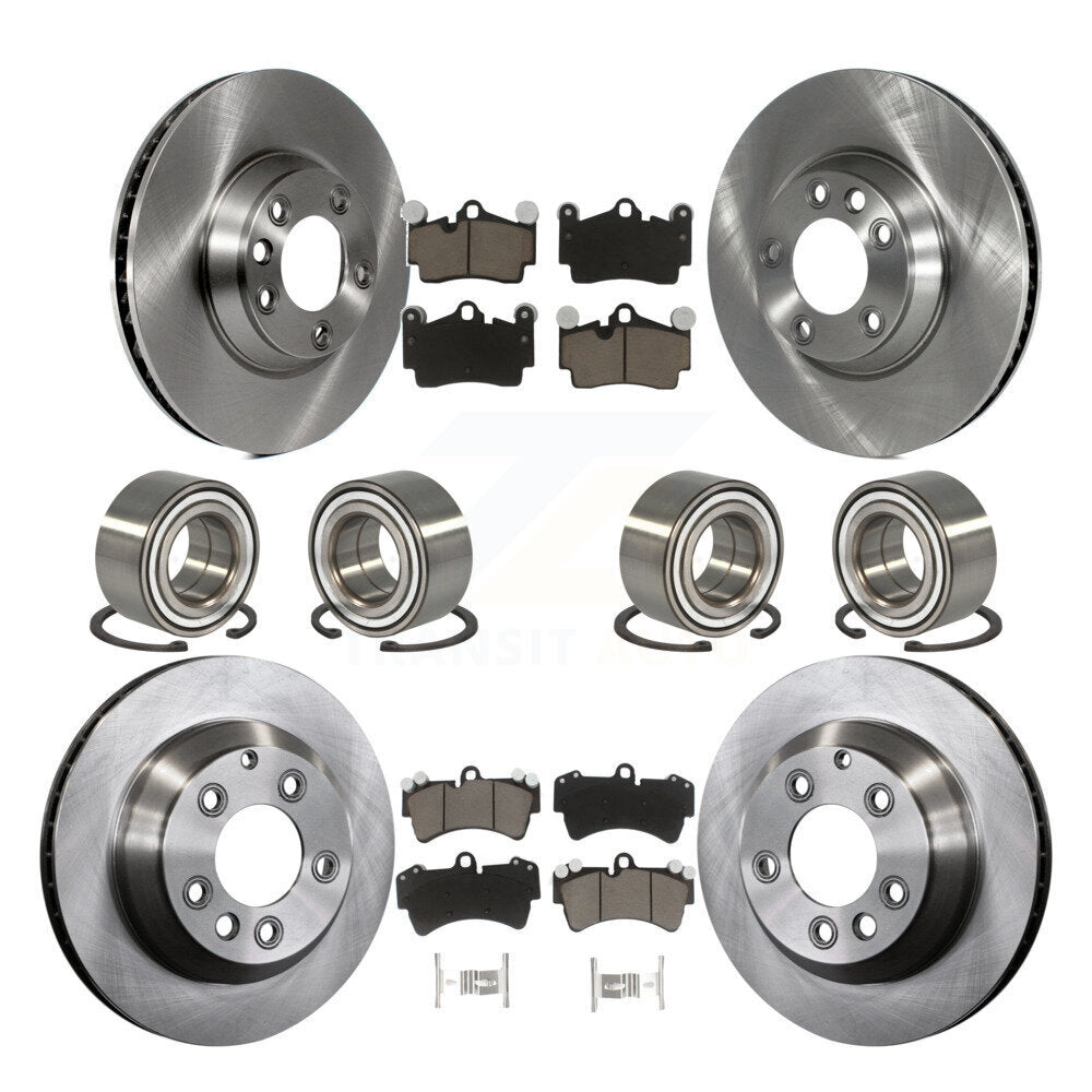 Kit de Rotor et plaquettes de frein à roulement avant et arrière (10 pièces) pour Audi Q7 Volkswagen Touare