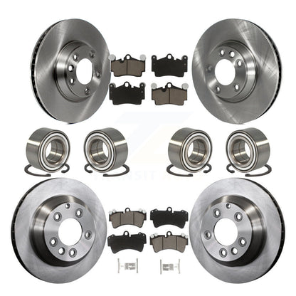 Kit de Rotor et plaquettes de frein à roulement avant et arrière (10 pièces) pour Audi Q7 Volkswagen Touare