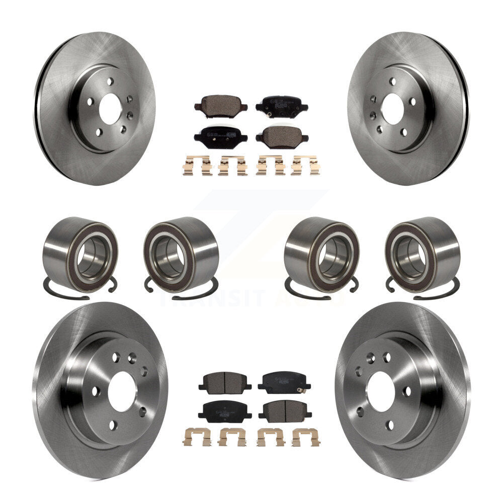 Kit de rotors et plaquettes de frein à roulement avant et arrière (10 pièces) pour Buick Encore Chevrolet Tra