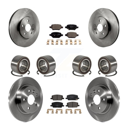 Kit de rotors et plaquettes de frein à roulement avant et arrière (10 pièces) pour Buick Encore Chevrolet Tra