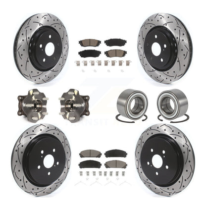 Kit de plaquettes de rotor de frein, roulement de moyeu avant et arrière (10 pièces) pour Lexus RX350 AW 2016