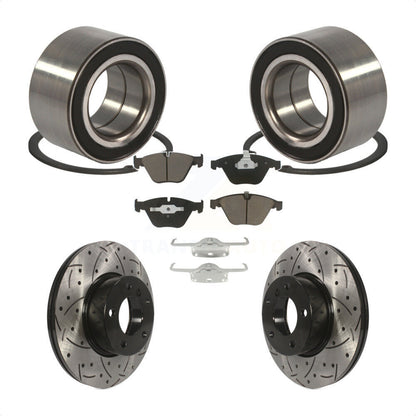 Kit de Rotor et de plaquettes de frein à fente percée, roulement de roue avant, pour BMW 328i xDrive 328x
