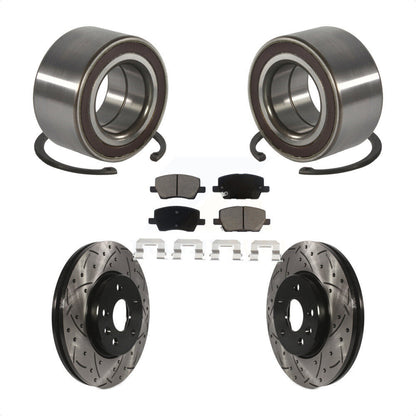 Kit de plaquettes de Rotor de frein, roulement de roue avant, fente de perçage, pour Chevrolet Soni 2018 – 2020