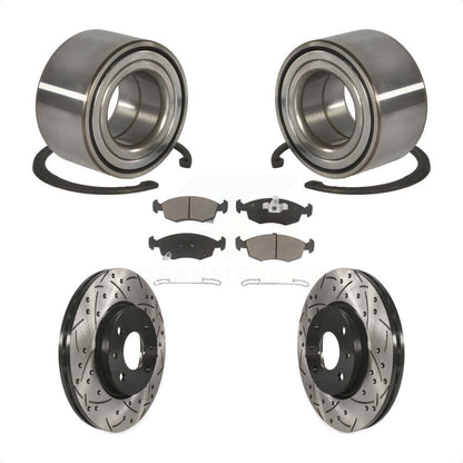 Kit de plaquettes de frein à disque fendues, revêtement de roulement de roue avant, pour Fiat 50