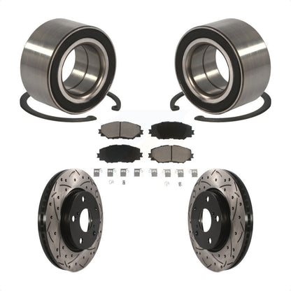 Kit de plaquettes de Rotor de frein avec fente de perçage revêtue de roulement de roue avant pour Lexus HS250 2010