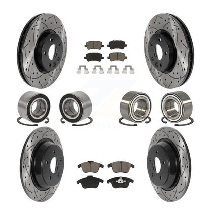 Kit de plaquettes de Rotor de frein revêtues de roulements avant et arrière (10 pièces) pour Land Rover Range Evoqu