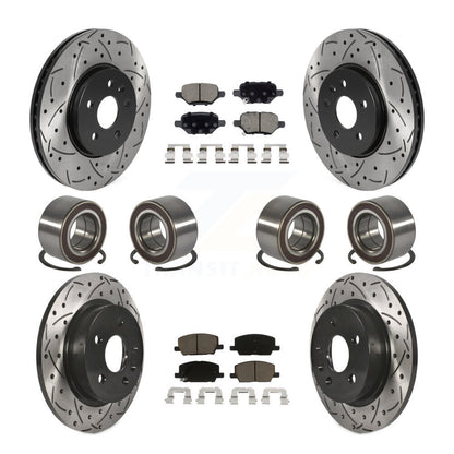 Kit de plaquettes de Rotor de frein enduites de roulement avant et arrière (10 pièces) pour Buick Encore Chevrole