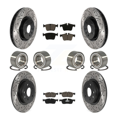 Kit de Rotor et de plaquettes de frein enduits de roulement avant et arrière, pour Land Rover Discovery Spor