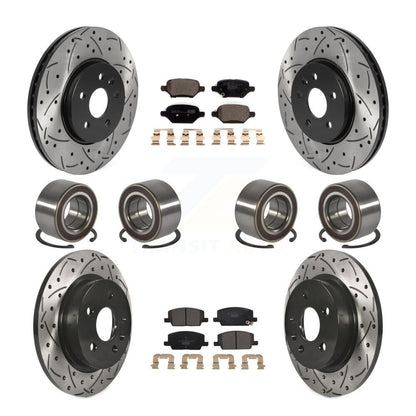 Kit de plaquettes de Rotor de frein enduites de roulement avant et arrière (10 pièces) pour Buick Encore Chevrole
