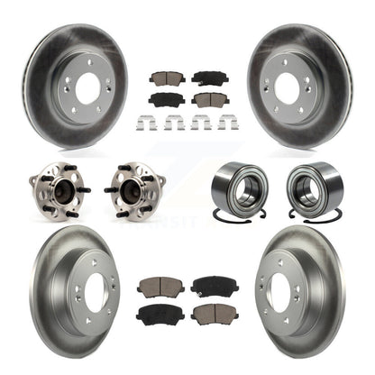 Kit de plaquettes de rotor de frein, roulement de moyeu avant et arrière (10 pièces), pour Kia Forte Hyundai G