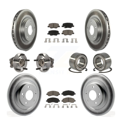 Kit de plaquettes de rotor de frein, roulement de moyeu avant et arrière (10 pièces) pour Mitsubishi RVR Spor