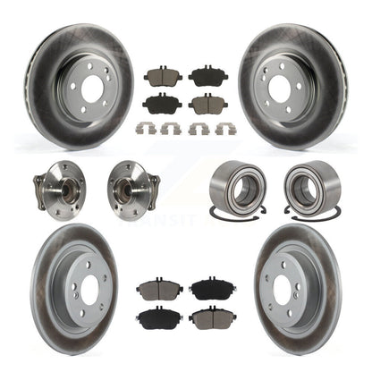 Kit de plaquettes de rotor de frein, roulement de moyeu avant et arrière (10 pièces) pour Mercedes-Benz GLA25