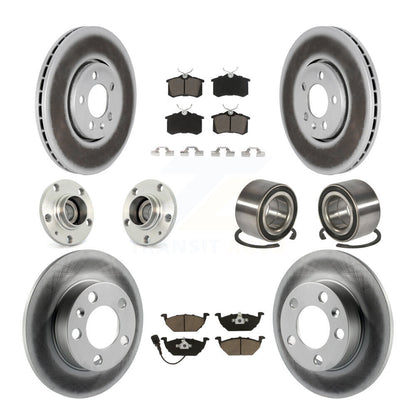 Kit de plaquettes de rotor de frein, roulement de moyeu avant et arrière (10 pièces) pour Volkswagen Golf 2.0