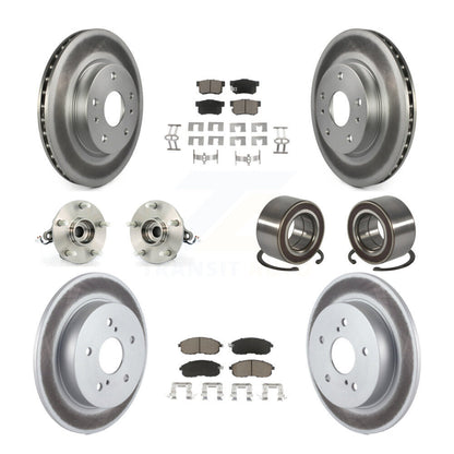 Kit de plaquettes de rotor de frein, roulement de moyeu avant et arrière (10 pièces) pour Suzuki SX4 AW 07-13