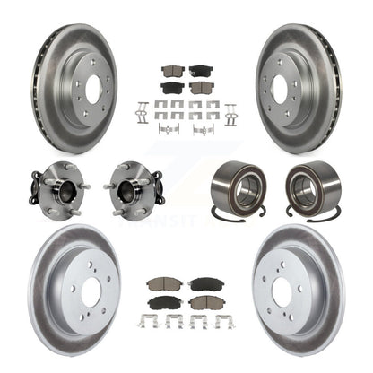 Kit de plaquettes de rotor de frein, roulement de moyeu avant et arrière (10 pièces) pour Suzuki SX4 FW 08-13