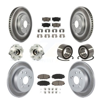 Kit de plaquettes de Rotor de frein, roulement de moyeu avant et arrière (10 pièces), pour Toyota Matrix Pontia