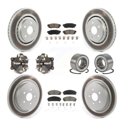 Kit de plaquettes de rotor de frein, roulement de moyeu avant et arrière (10 pièces) pour Lexus RX350 AW 2016