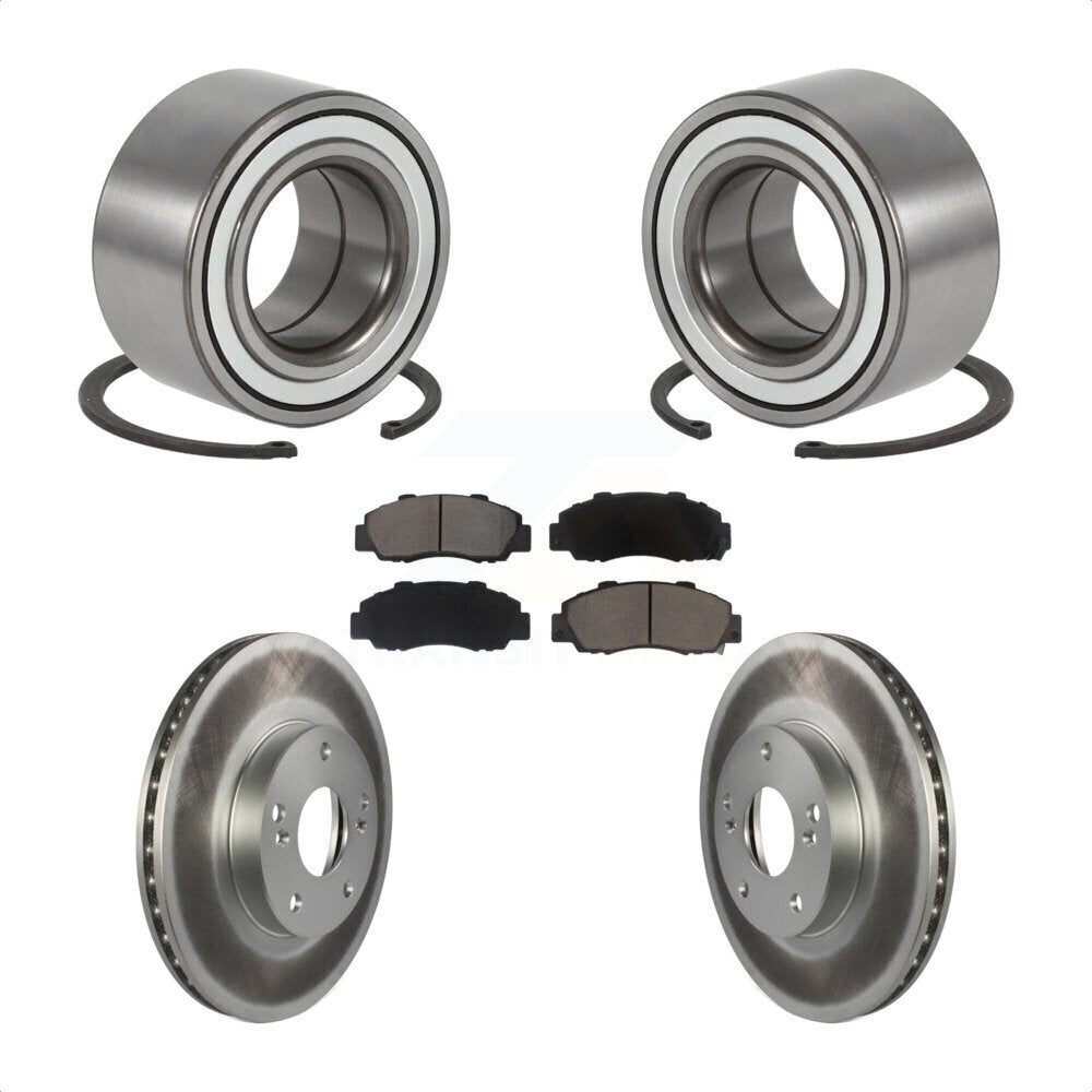 Kit de rotor et de plaquettes de frein avec roulement de roue avant, pour Honda Accord 3.0 1998 – 2002