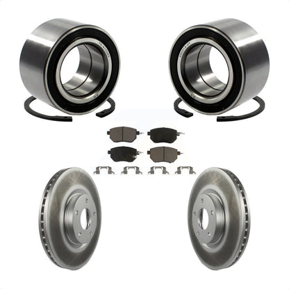 Kit de Rotor et de plaquettes de frein à disque enduit de roulement de roue avant pour Nissan Altima Maxim