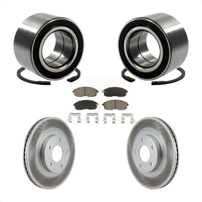 Kit de plaquettes de Rotor de frein enduit de roulement de roue avant, pour Nissan Altima Maxima INFINIT