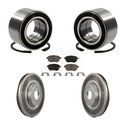 Kit de Rotor et de plaquettes de frein à disque enduit de roulement de roue avant pour Nissan Altima Maxim