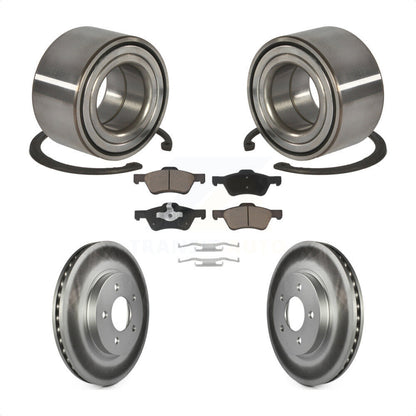 Kit de Rotor et de plaquettes de frein enduits de roulement de roue avant, pour Ford Escape Mazda Tribut