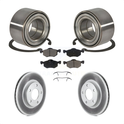 Kit de Rotor et de plaquettes de frein enduits de roulement de roue avant, pour Ford Escape Mazda Tribut