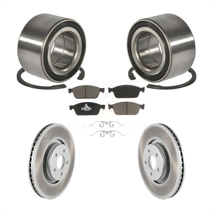 Kit de Rotor et de plaquettes de frein à disque revêtu de roulement de roue avant, pour Ford Focus Lincoln MK