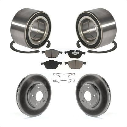 Kit de rotors et plaquettes de frein à disque revêtus de roulement de roue avant, pour Ford Focus c-max
