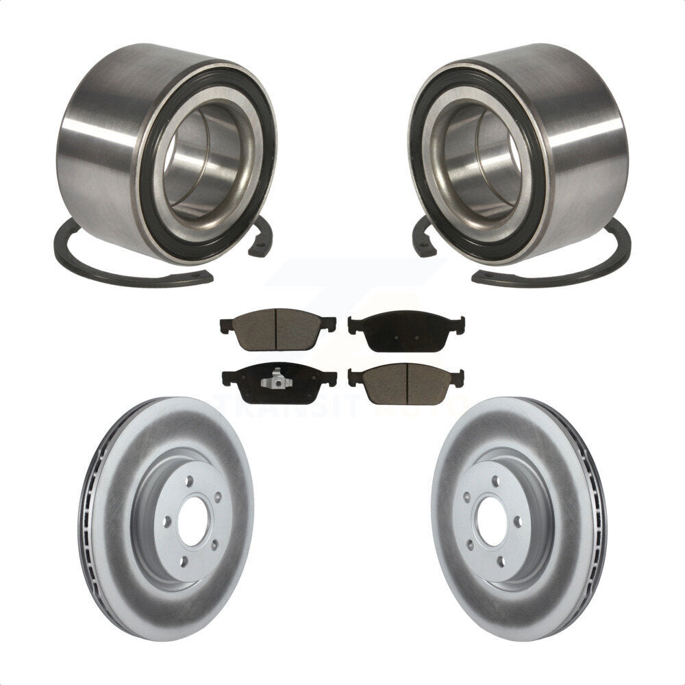 Kit de plaquettes de Rotor de frein, roulement de roue avant, pour Ford Escape Transit Connect MK